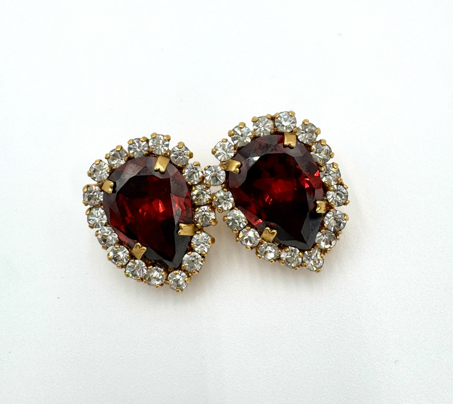 Chanel 1995 Vintage Barbie Earrings Ruby