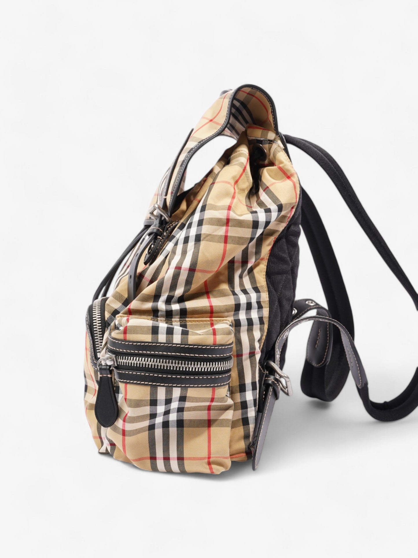 Burberry Check Backpack House Check Cotton Large