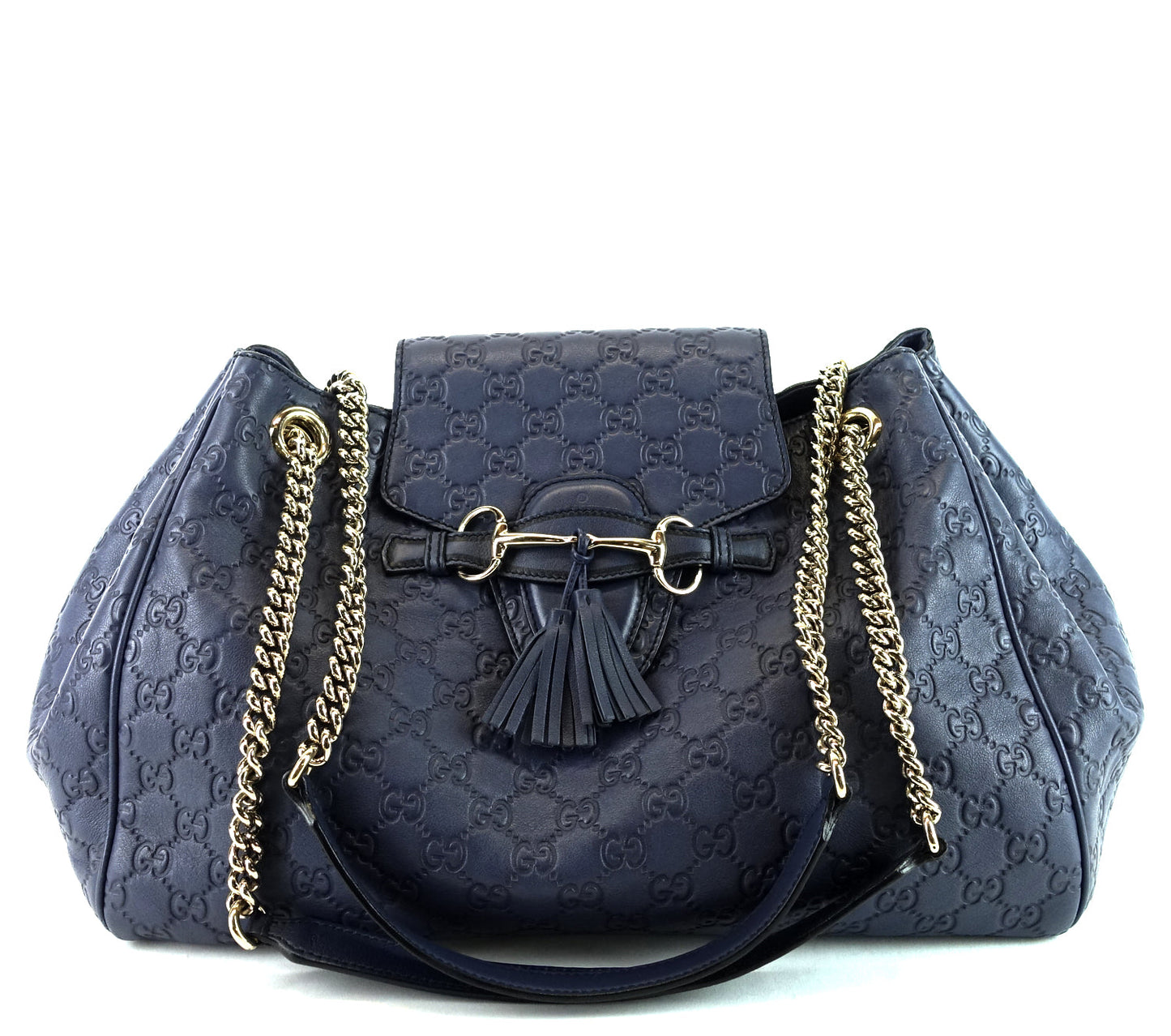 Gucci Emily Large Guccissima Leather Flap Bag