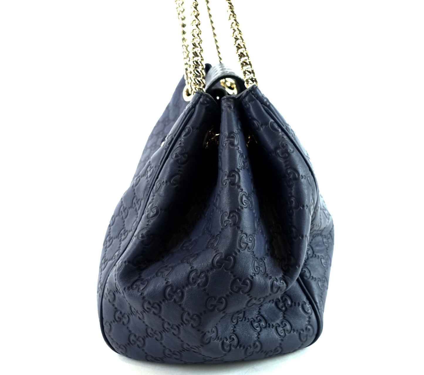 Gucci Emily Large Guccissima Leather Flap Bag