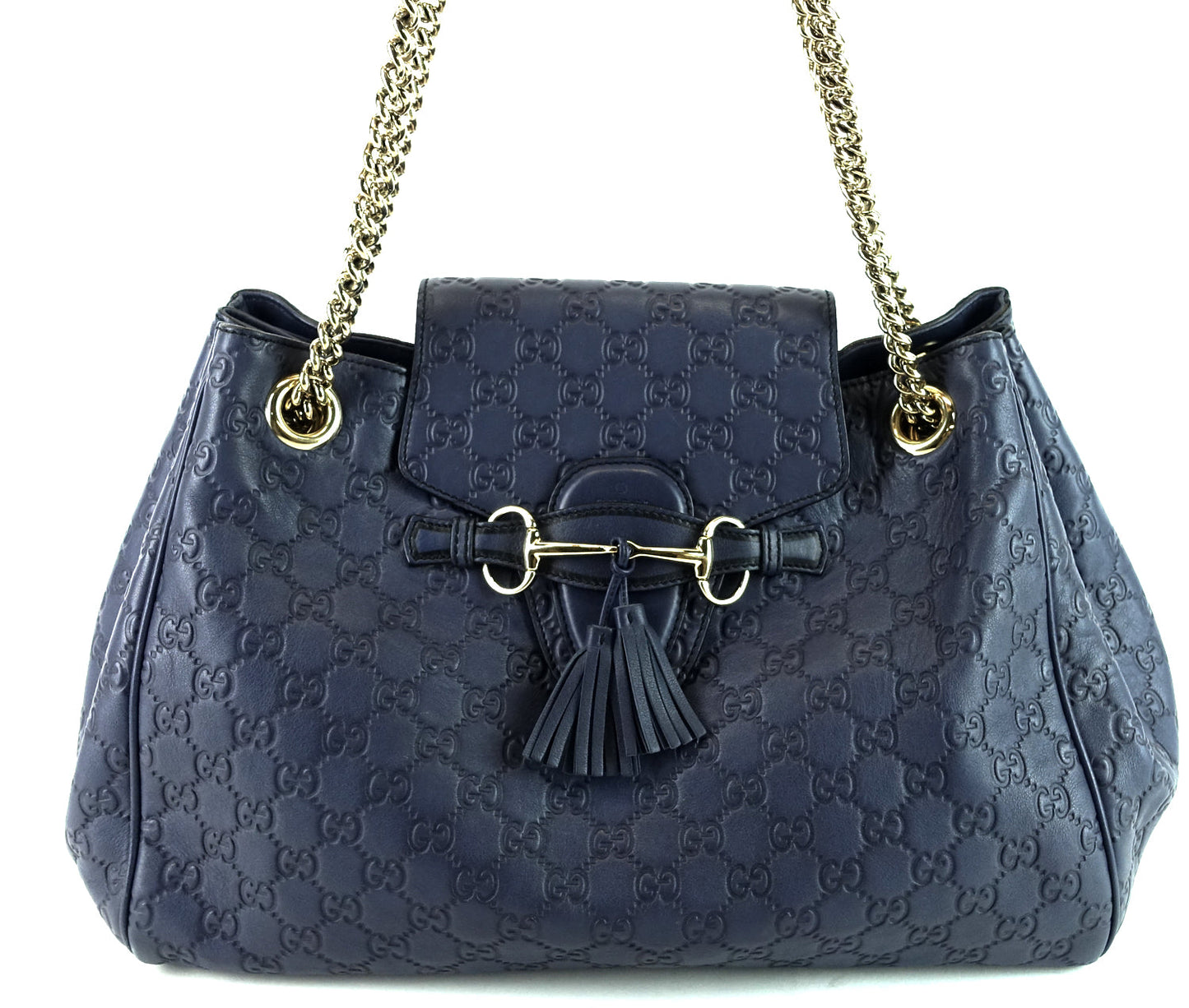Gucci Emily Large Guccissima Leather Flap Bag