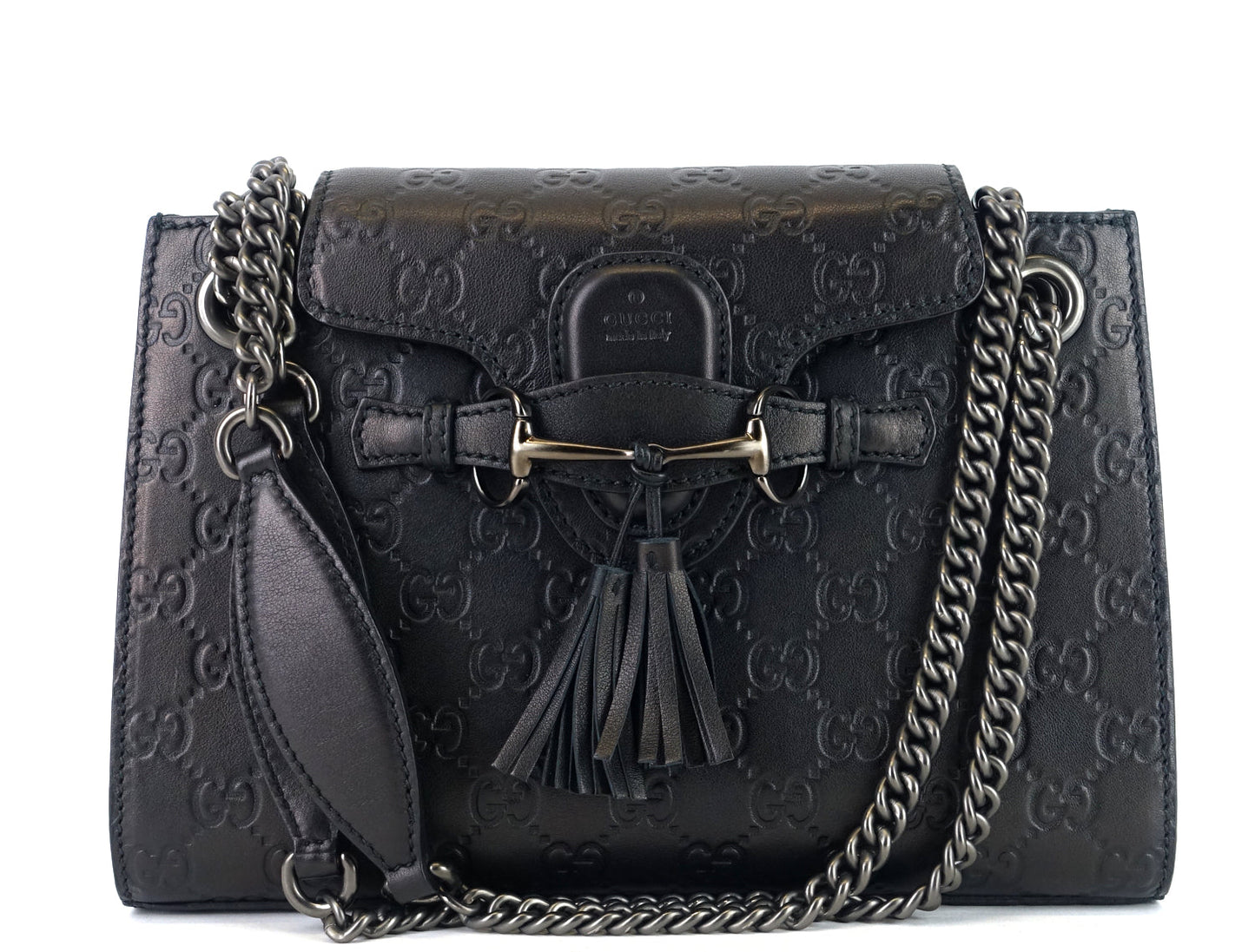 Gucci Emily Small Guccissima Leather Flap Bag