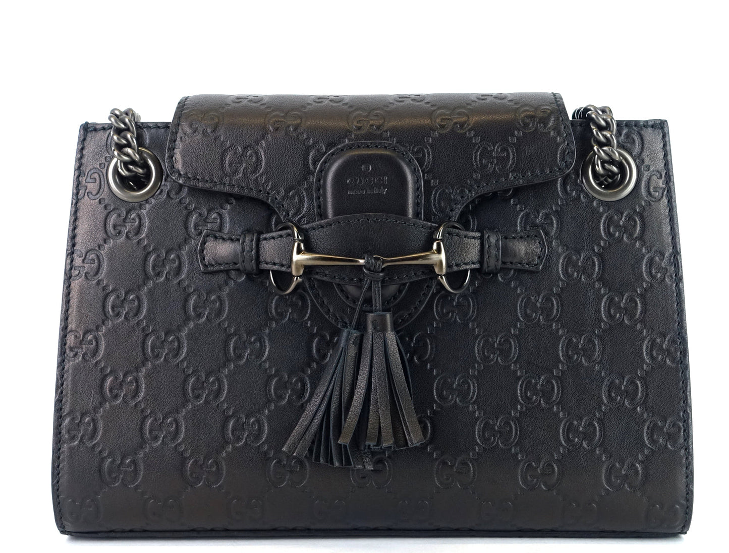 Gucci Emily Small Guccissima Leather Flap Bag