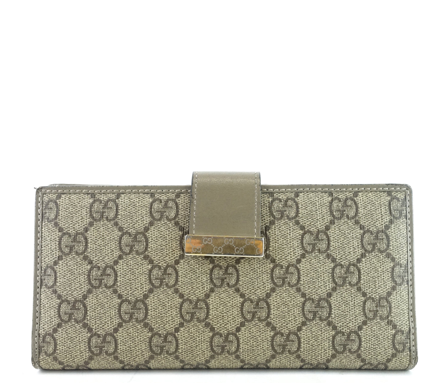 Gucci Monogram Canvas Continental Wallet