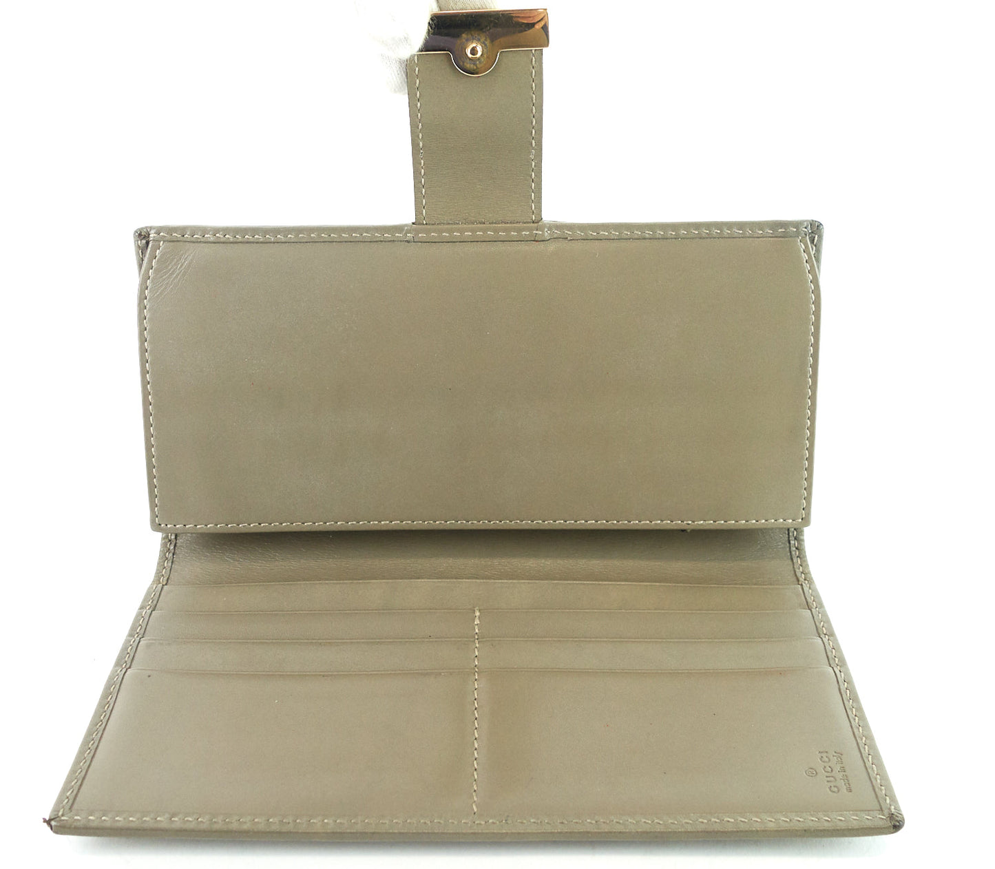 Gucci Monogram Canvas Continental Wallet