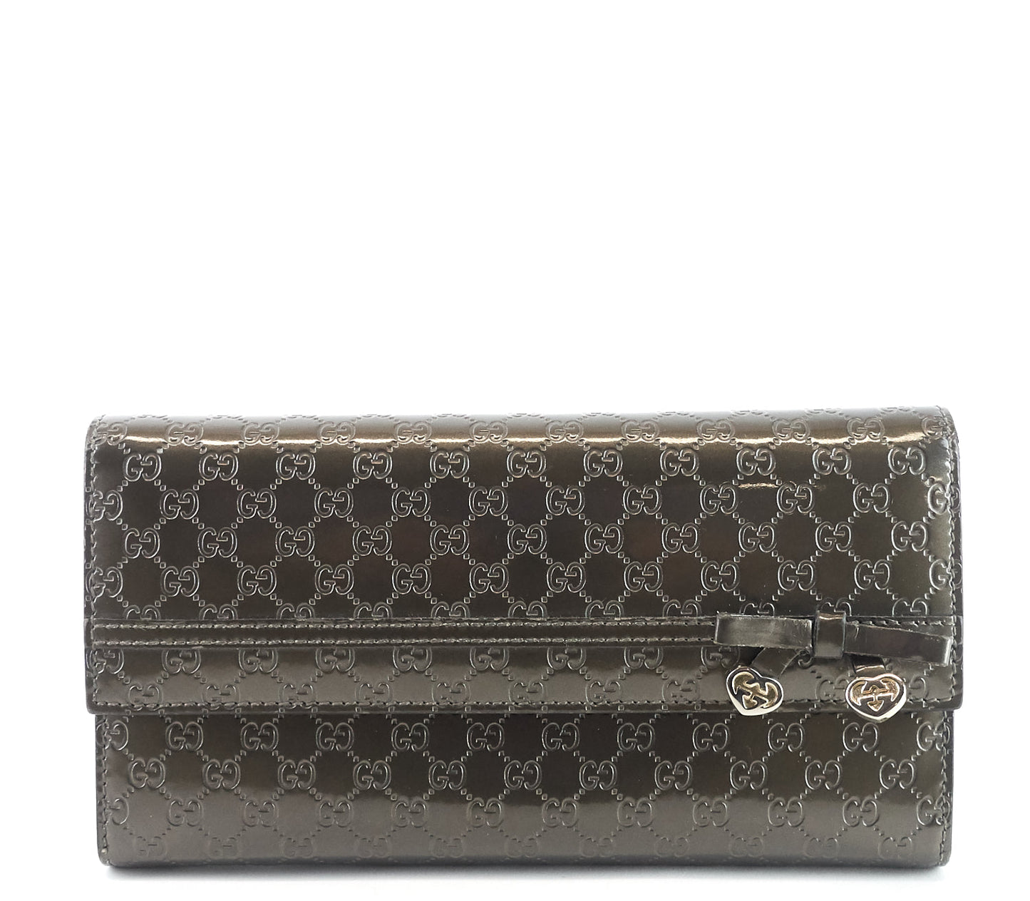 Gucci Candy Shine Microguccissima Patent Leather Wallet