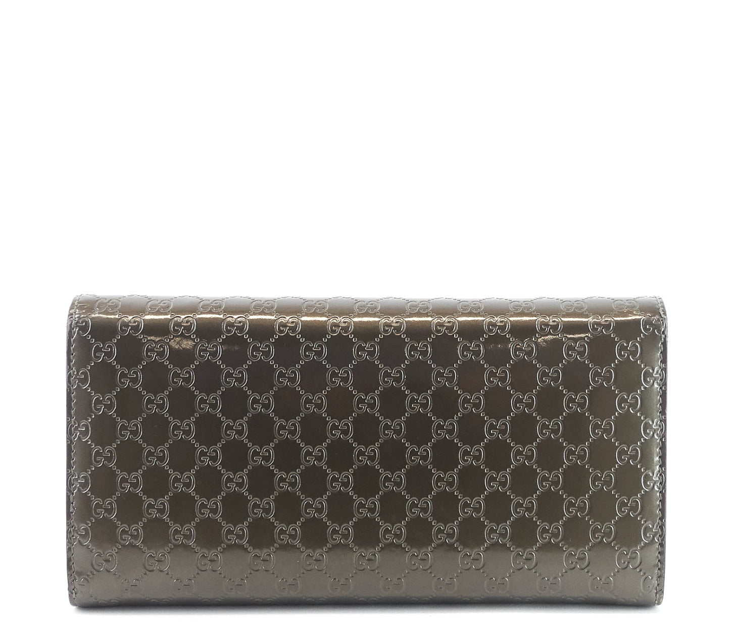 Gucci Candy Shine Microguccissima Patent Leather Wallet
