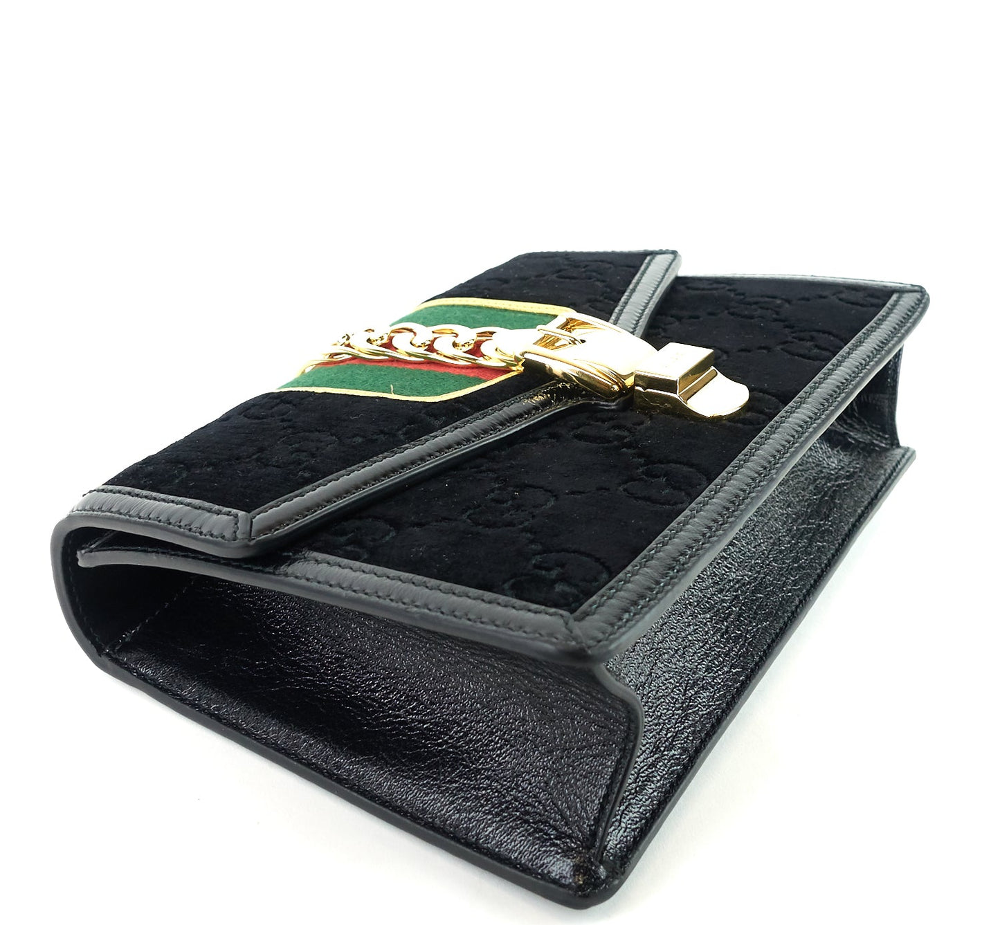 Gucci Sylvie Small Monogram Velvet Bag