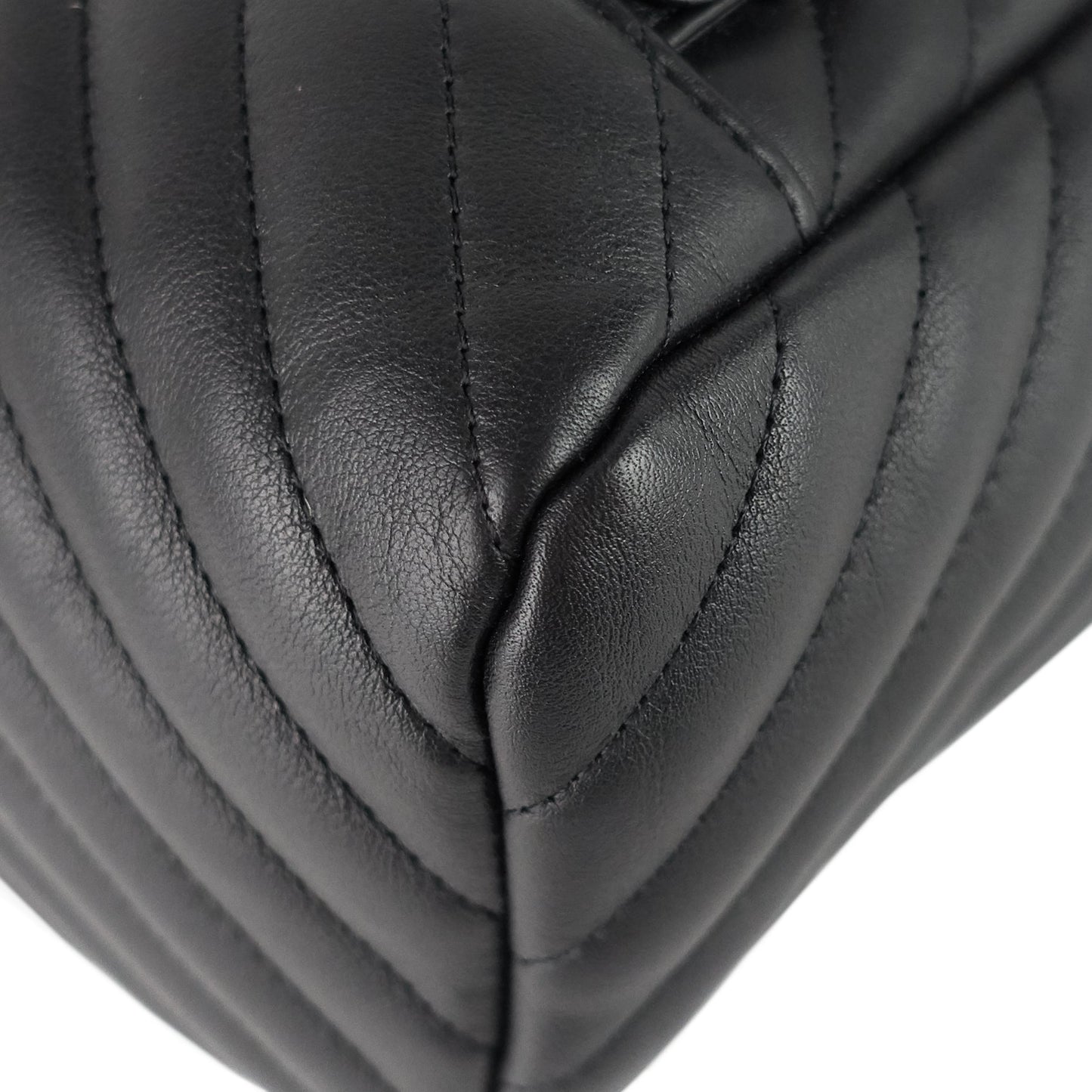 Chanel Urban Spirit Large Chevron Calfskin Backpack Bag
