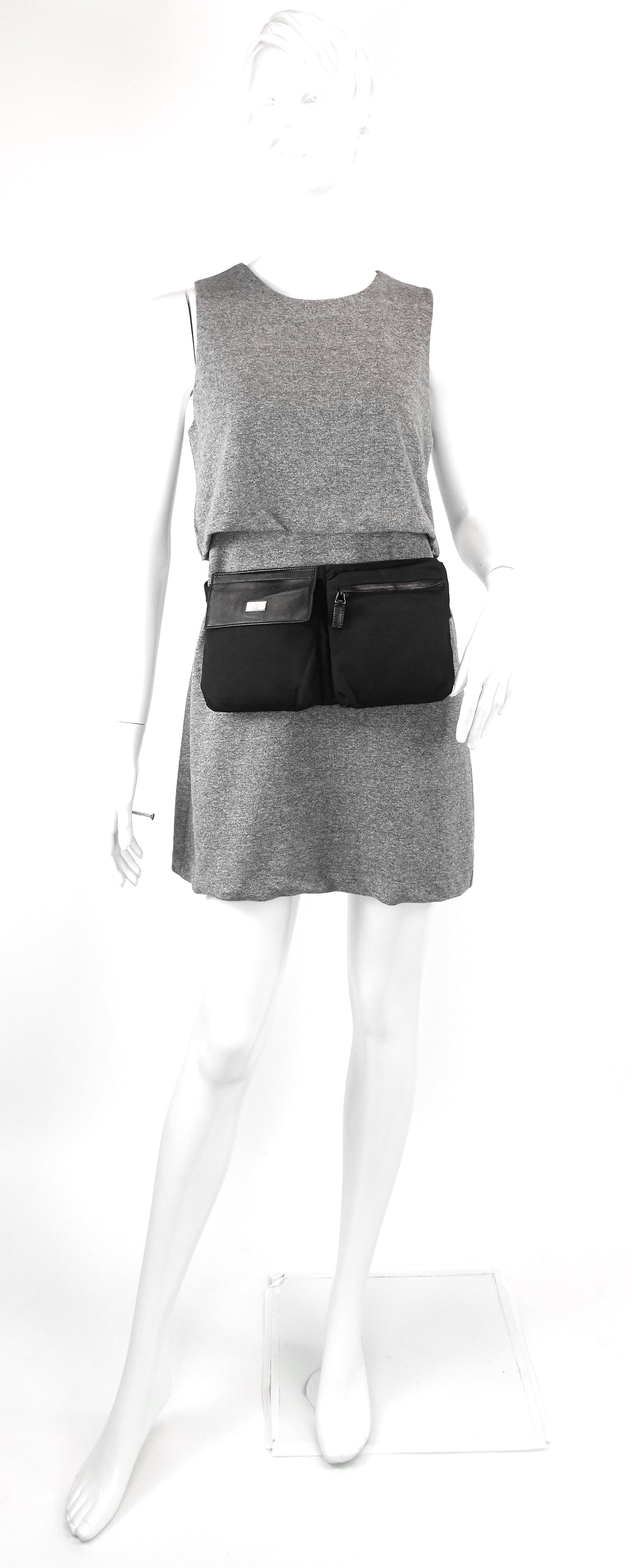 Gucci Nylon and Leather Belt Bag