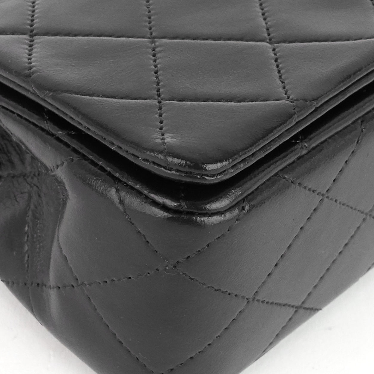 Chanel Lambskin Leather Small Single Flap Bag