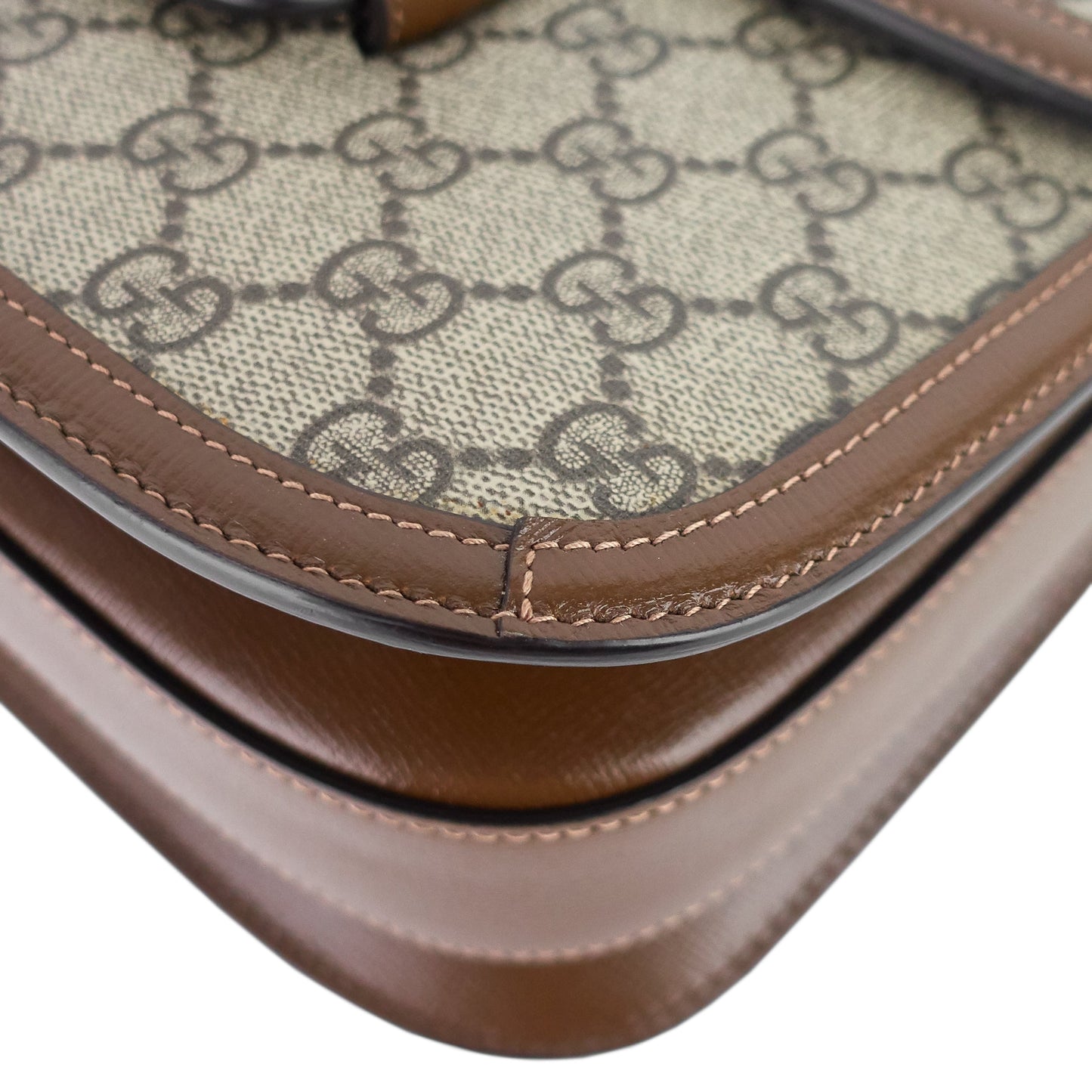 Gucci Horsebit 1955 GG Supreme Canvas Shoulder Bag