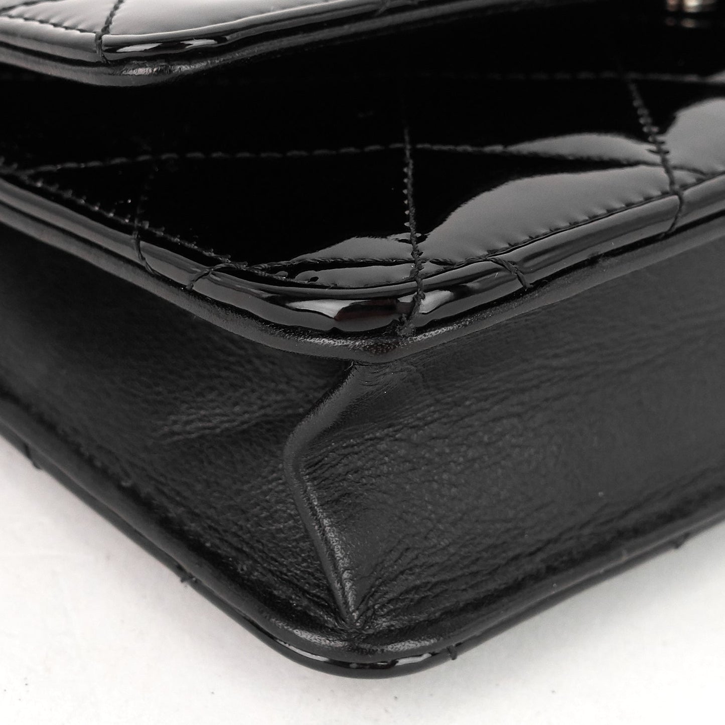 Chanel Patent Leather Wallet on Chain Bag