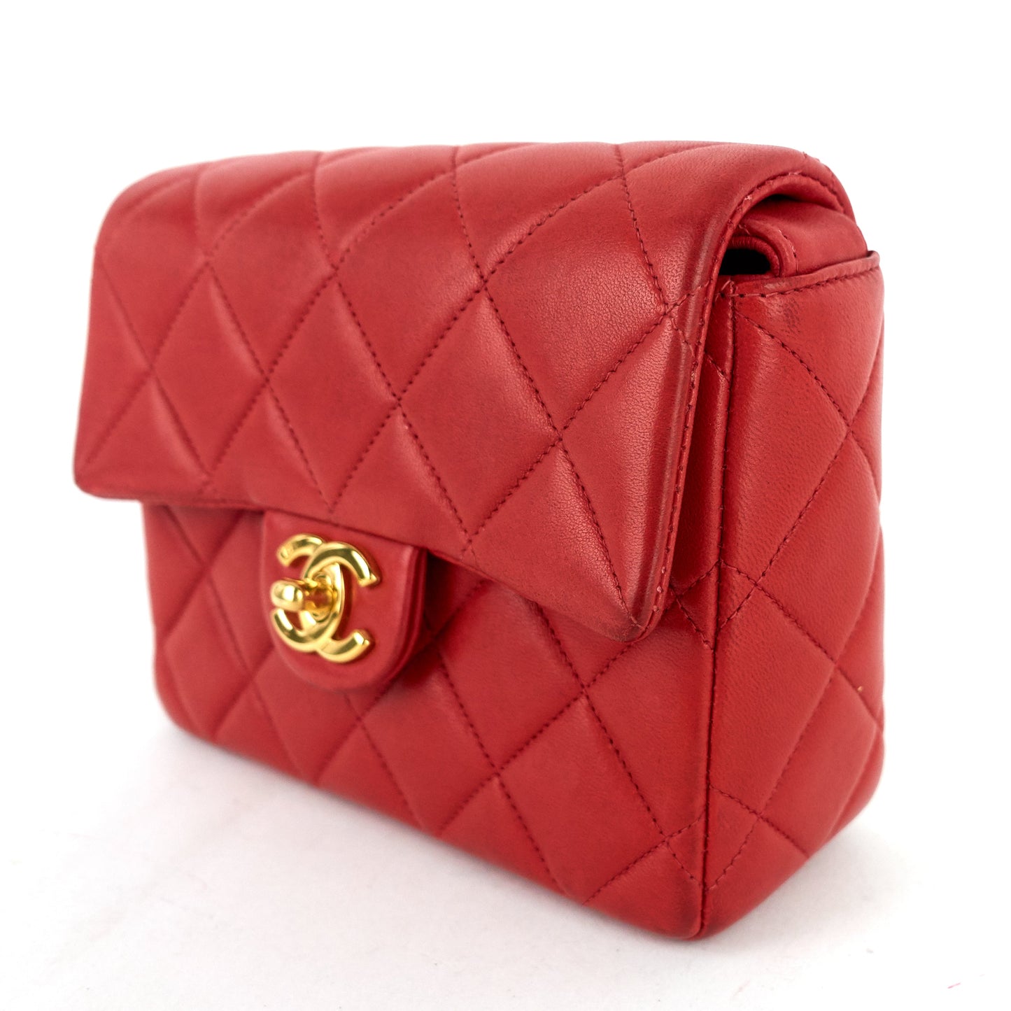 Chanel Classic Square Lambskin Leather Flap Bag