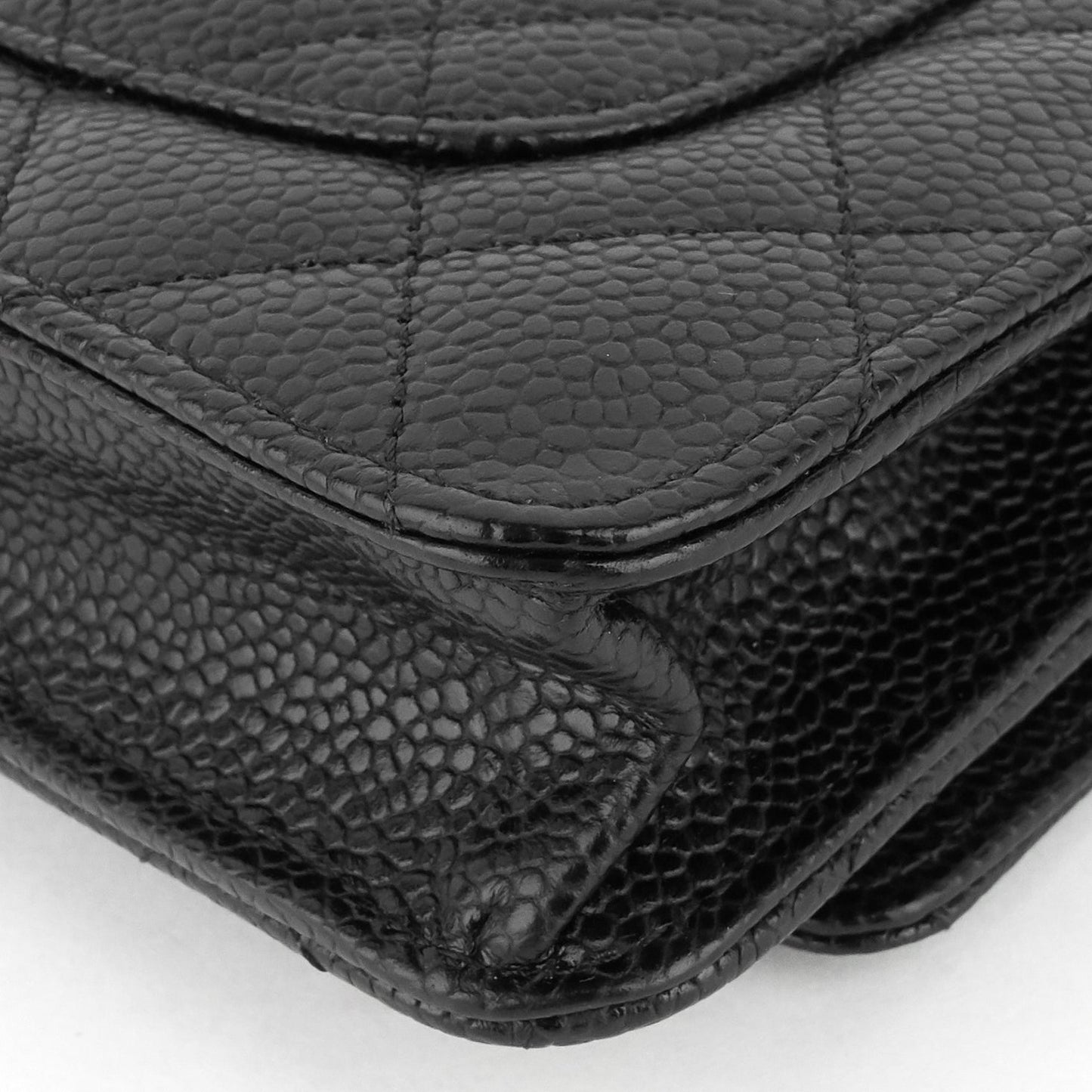 Chanel Wallet on Chain Caviar Leather Bag