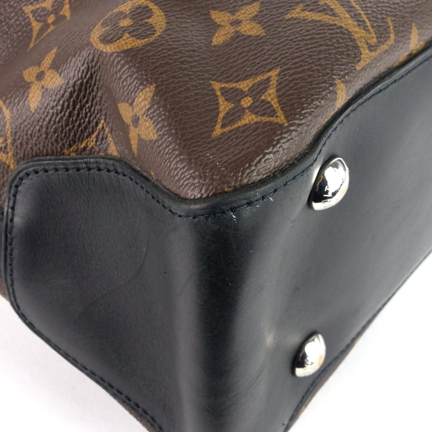Louis Vuitto Davis Monogram Macassar Canvas Tote Bag