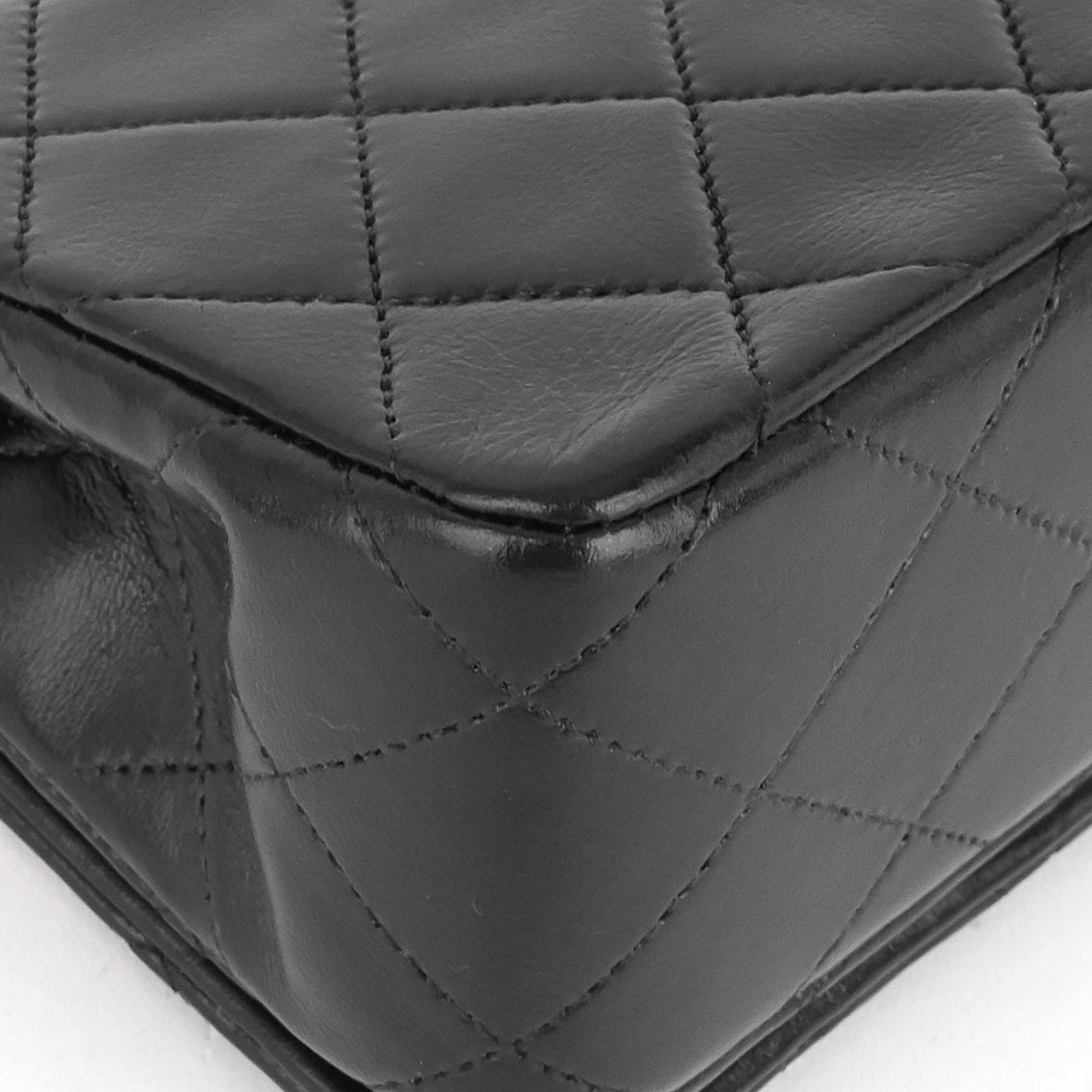 Chanel Lambskin Leather Small Single Flap Bag