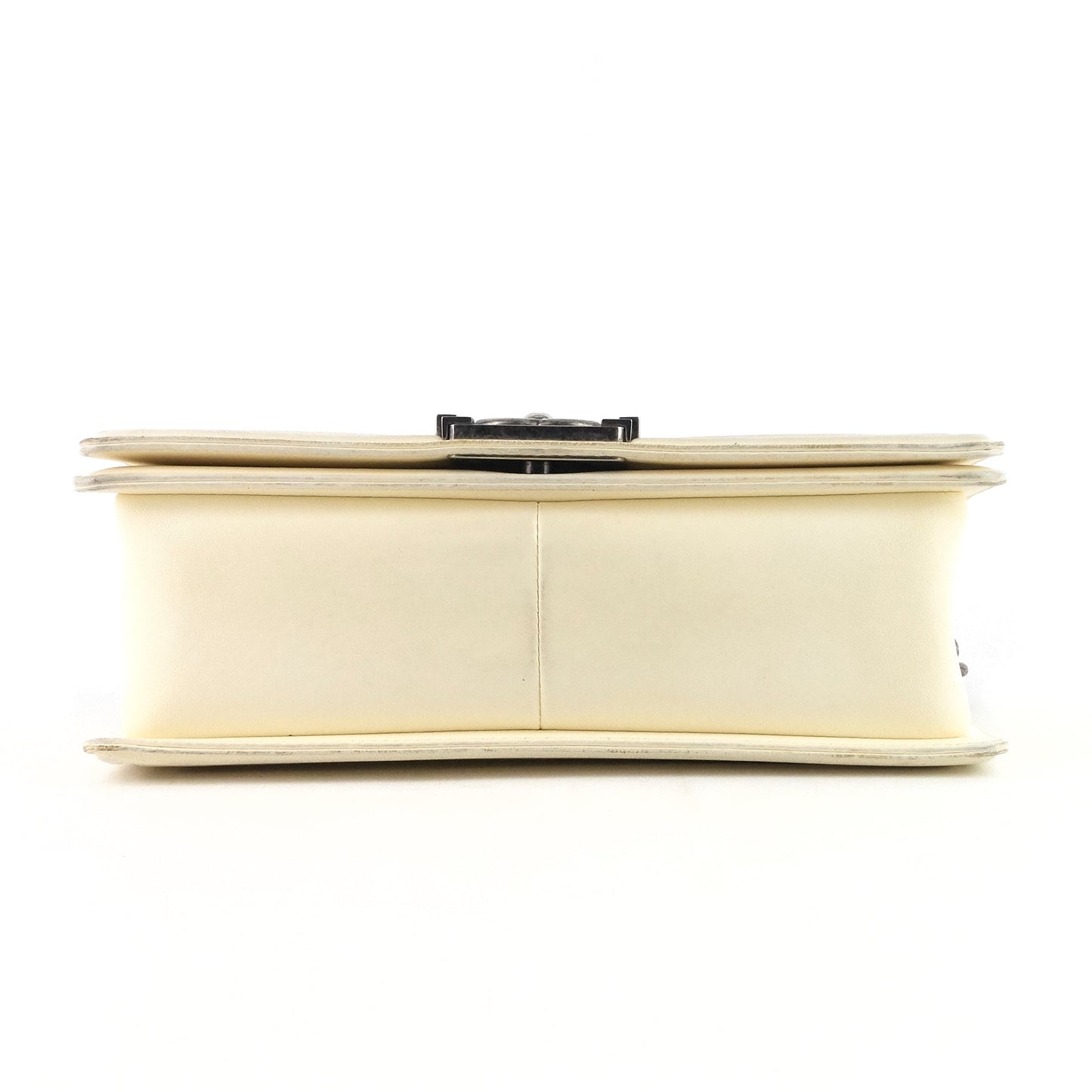 Chanel Boy Old Medium Lambskin Leather Bag