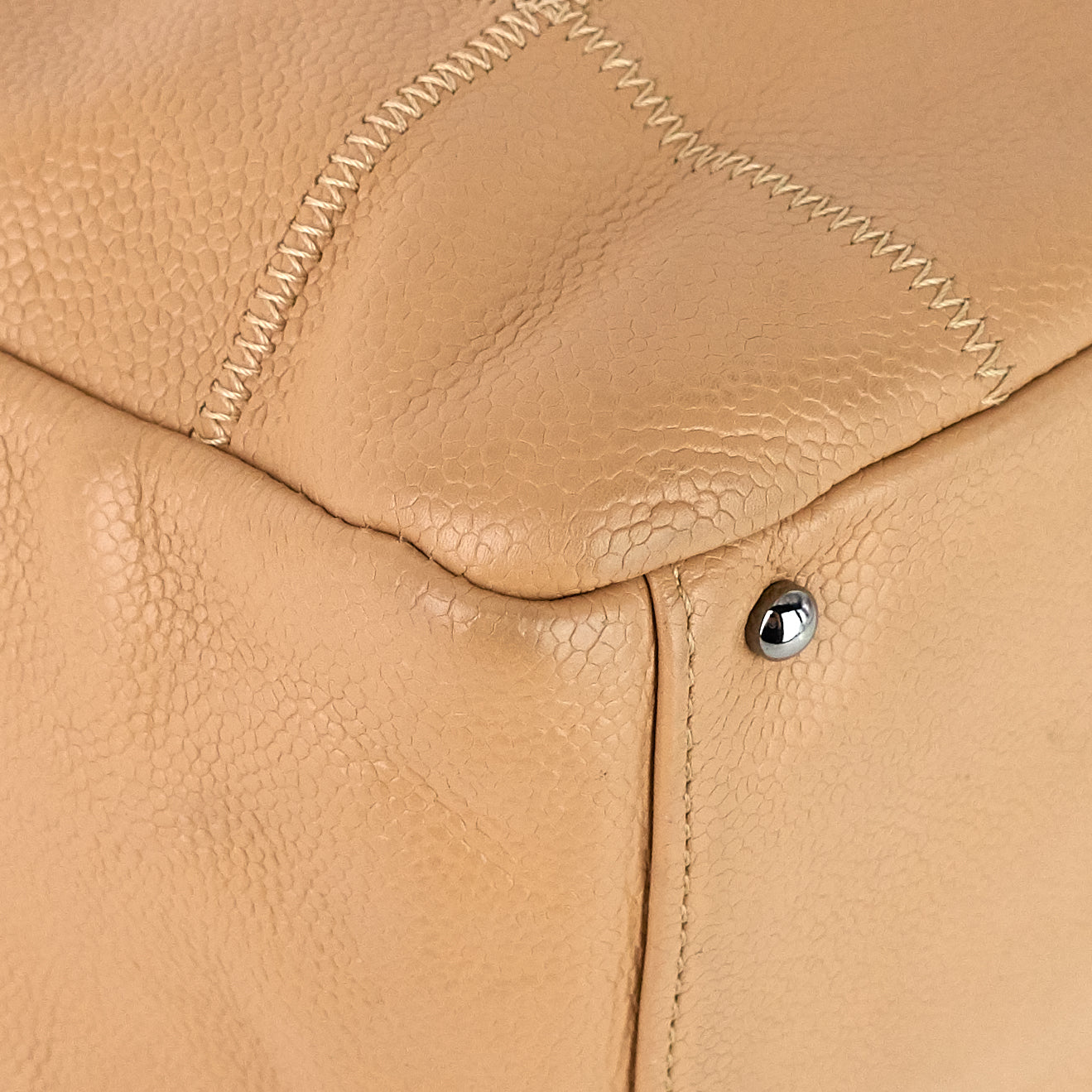 Chanel Choco Bar Caviar Shoulder Bag