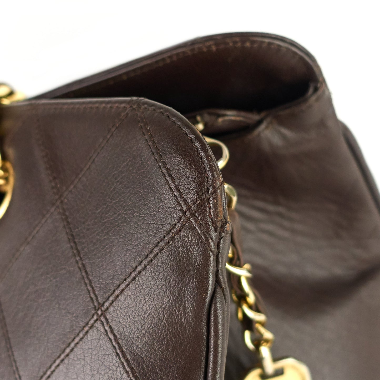 Chanel Vintage Supermodel Weekender Large Calfskin Leather Bag