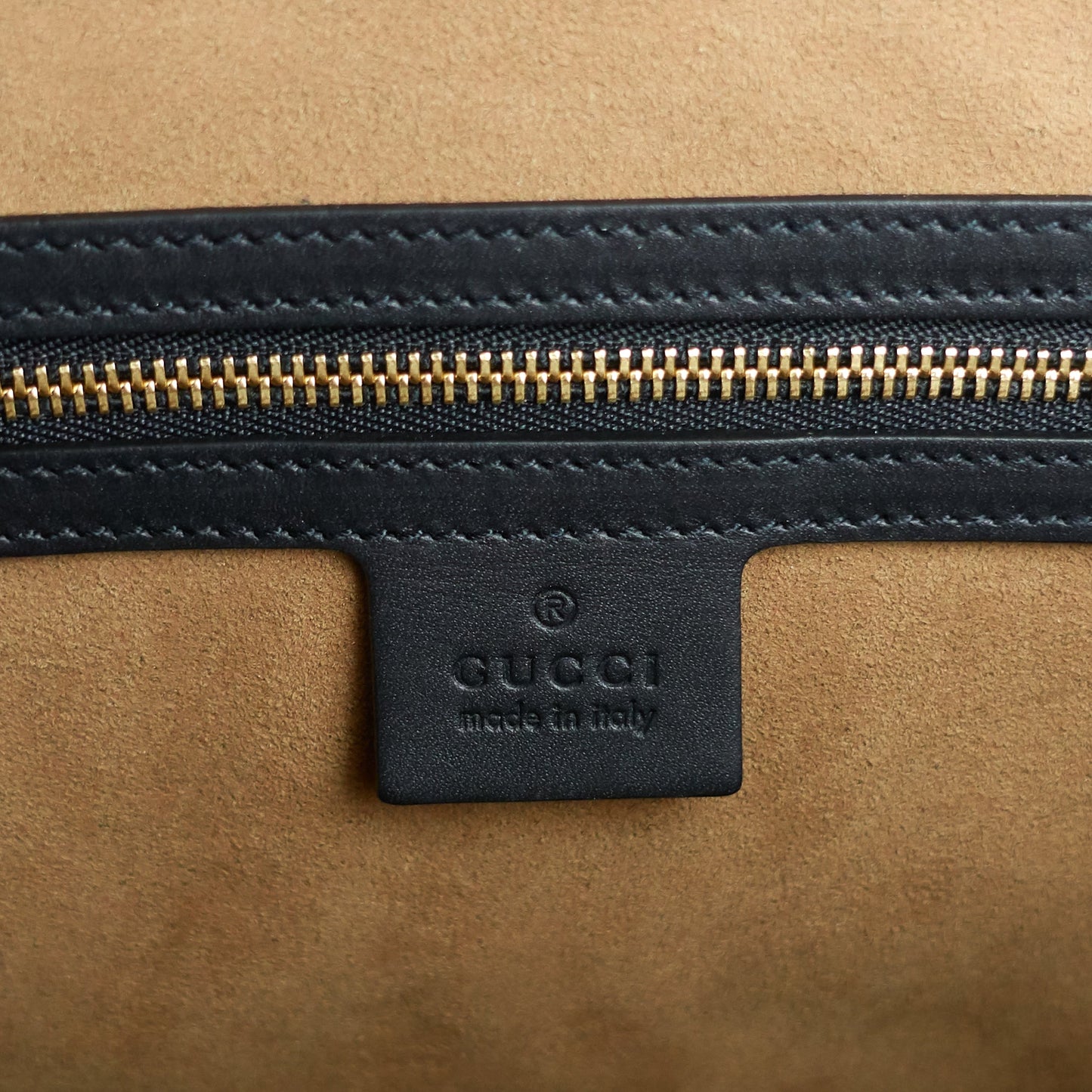 Gucci Medium Supreme GG Canvas Padlock Shoulder Bag