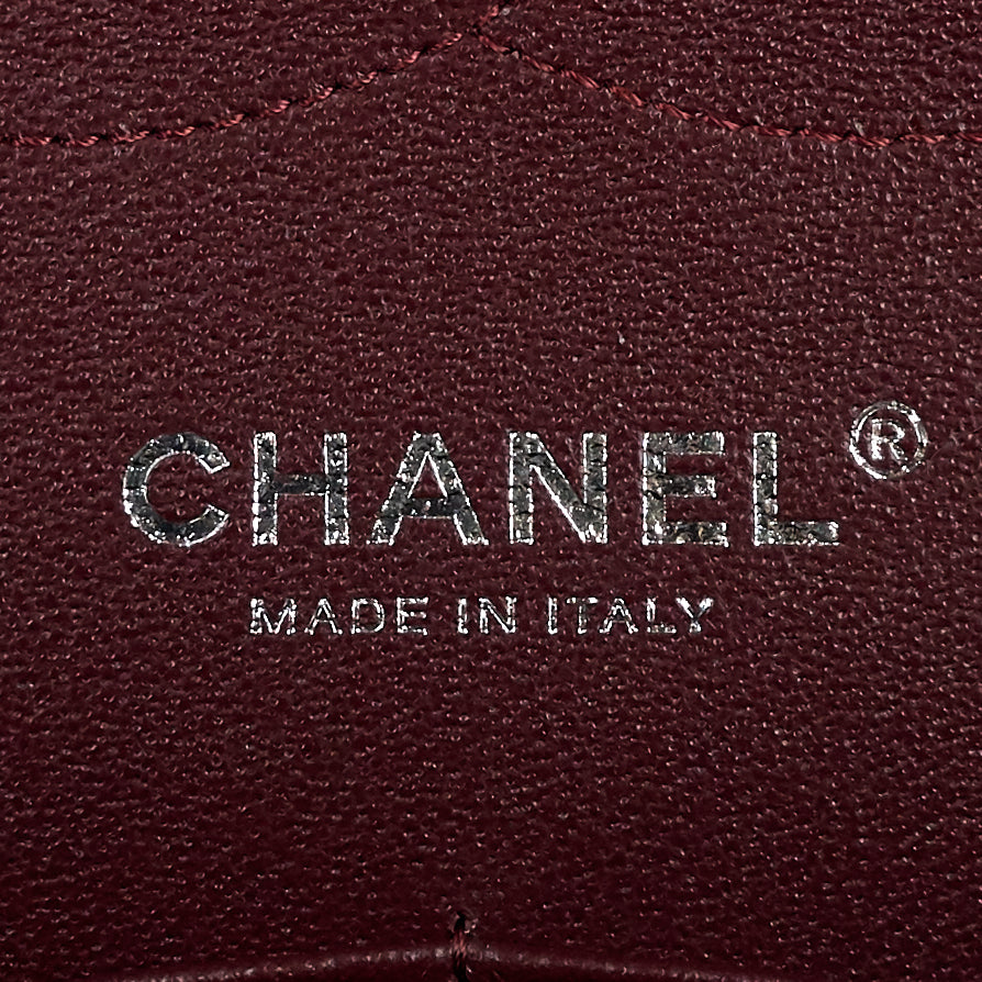 Chanel Double Flap Quilted Caviar Leather Bag