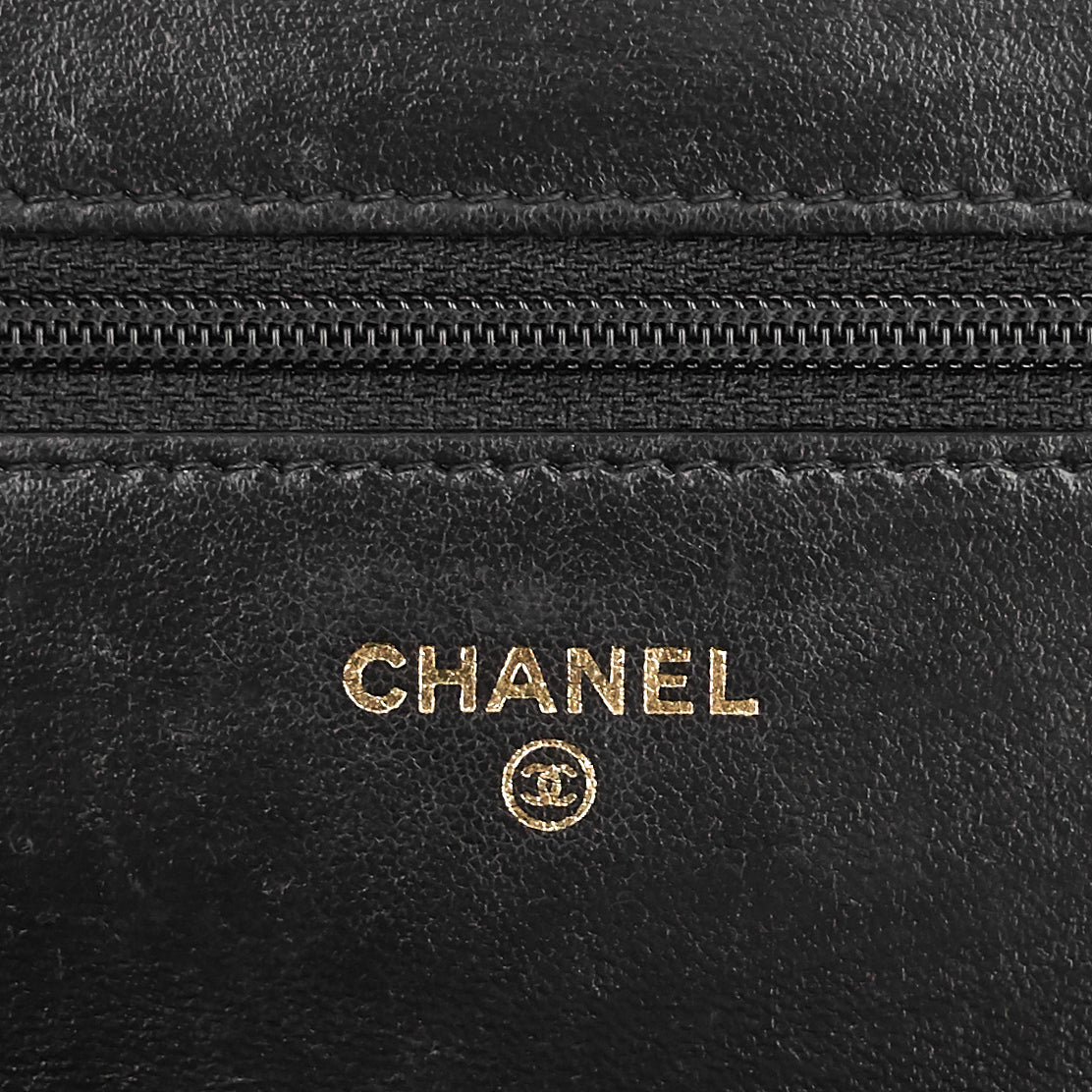 Chanel Golden Class Double CC Lambskin Wallet on Chain Bag