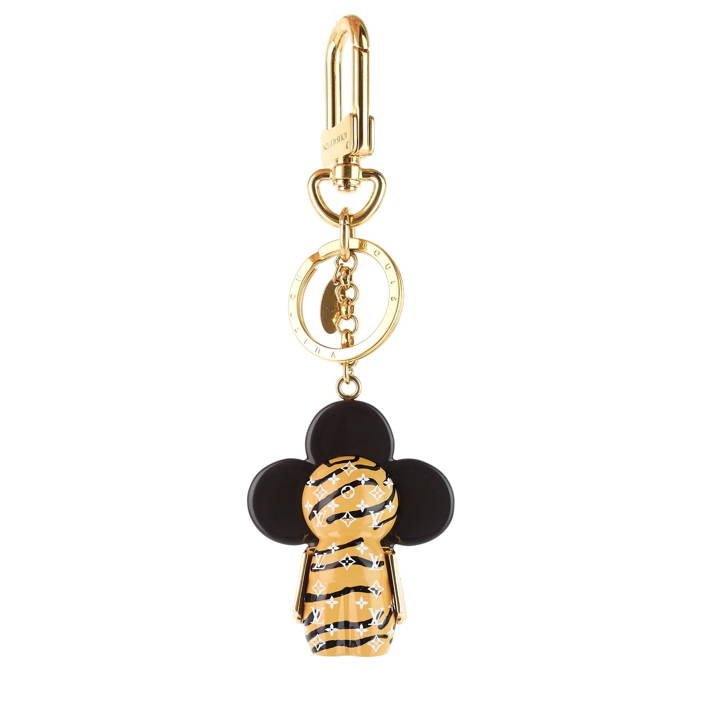 Louis Vuitto Vivienne Monogram Jungle/Animal Print Key Ring