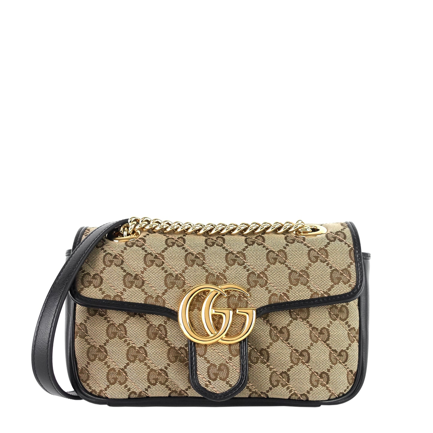 Gucci GG Marmont Small Matelass� Monogram Canvas Shoulder Bag