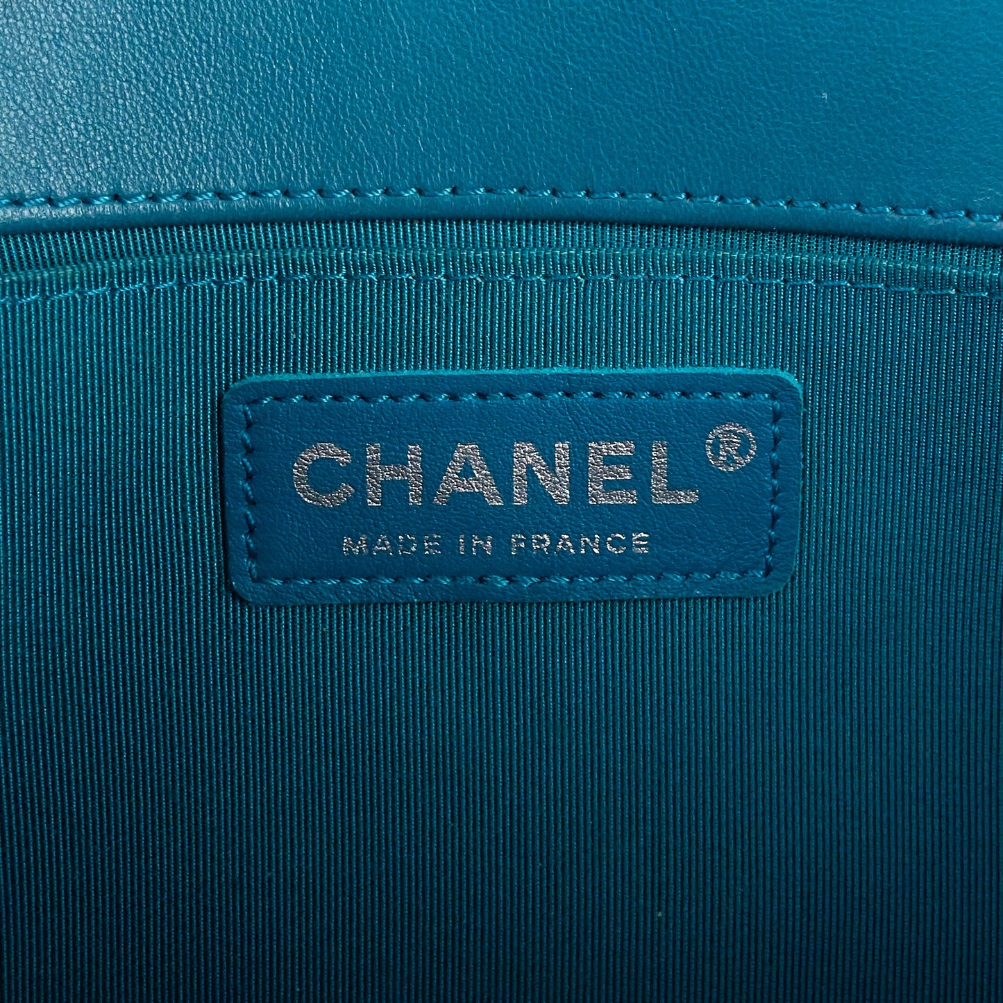 Chanel Boy Old Medium Lambskin Leather Bag