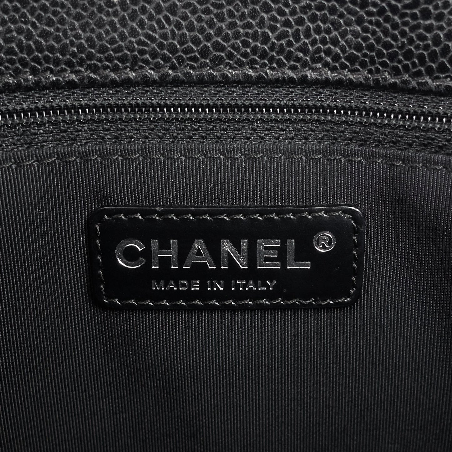 Chanel Grand Shopping Tote GST Caviar Leather Bag