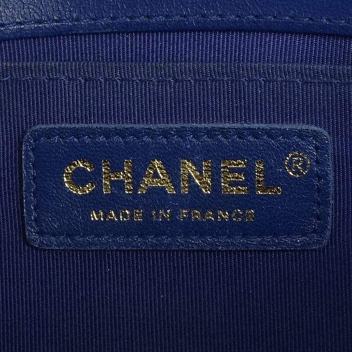 Chanel Boy Flap Old Medium Lambskin Leather Bag