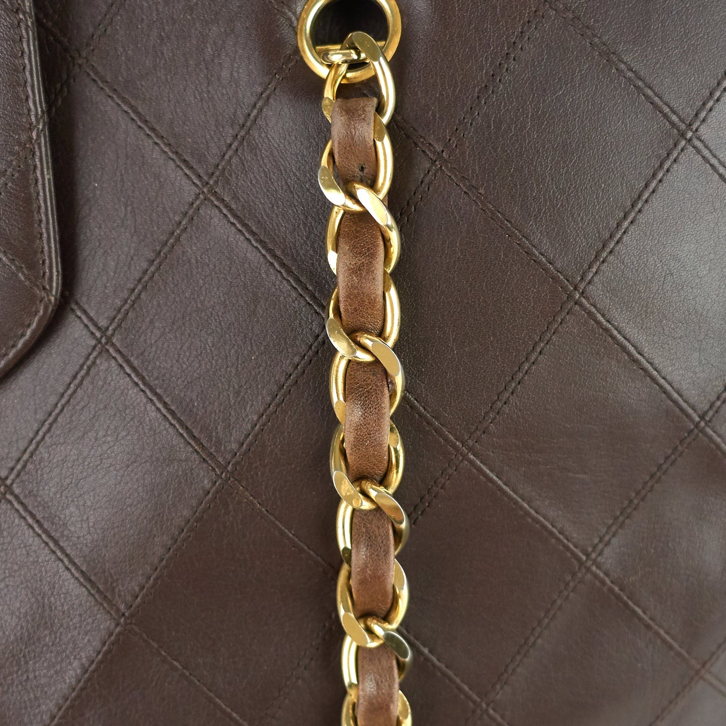Chanel Vintage Supermodel Weekender Large Calfskin Leather Bag