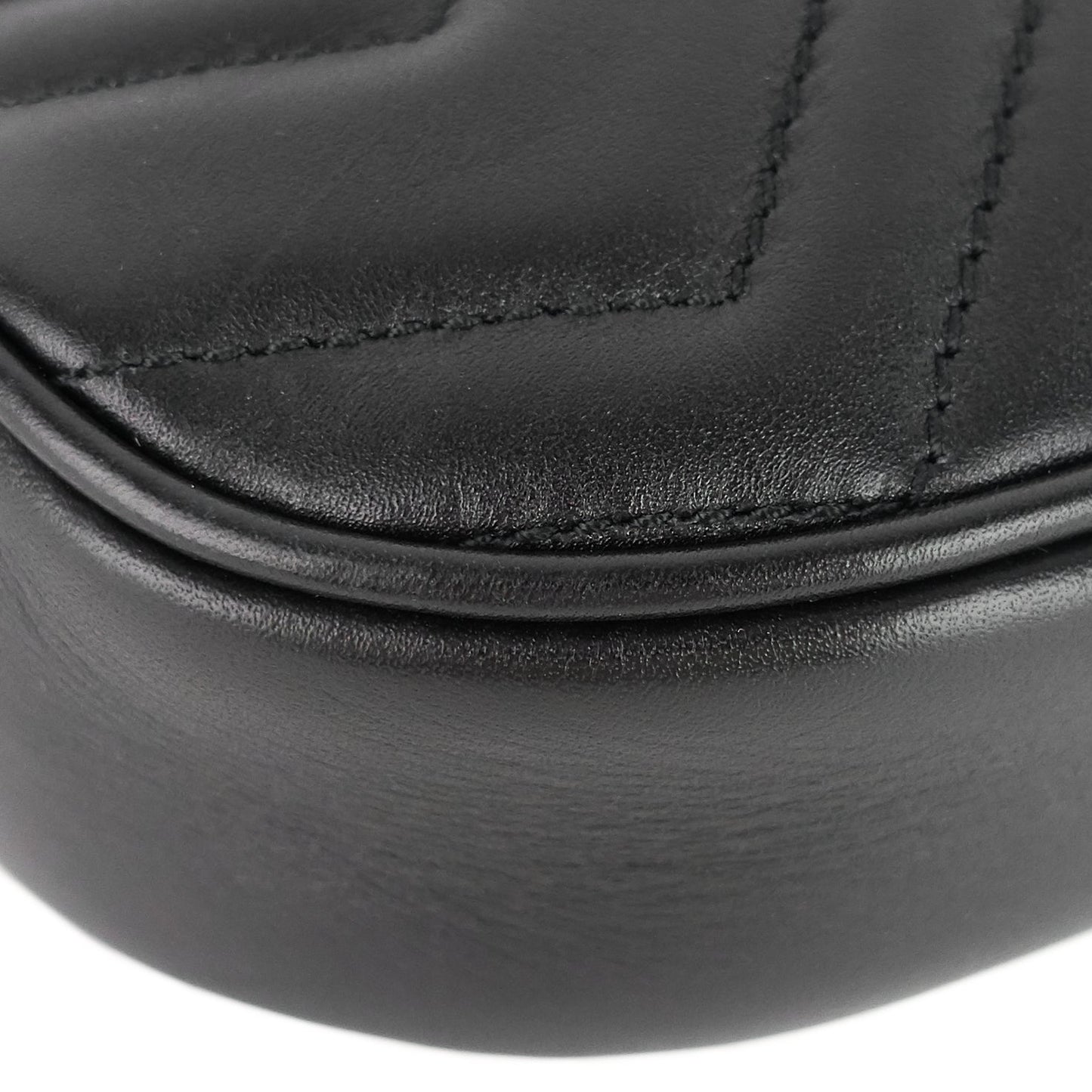 Gucci Marmont Calfskin Leather Belt Bag