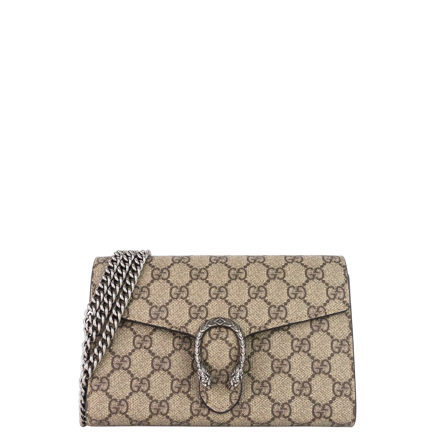 Gucci Dionysus GG Supreme Canvas Chain Wallet Bag