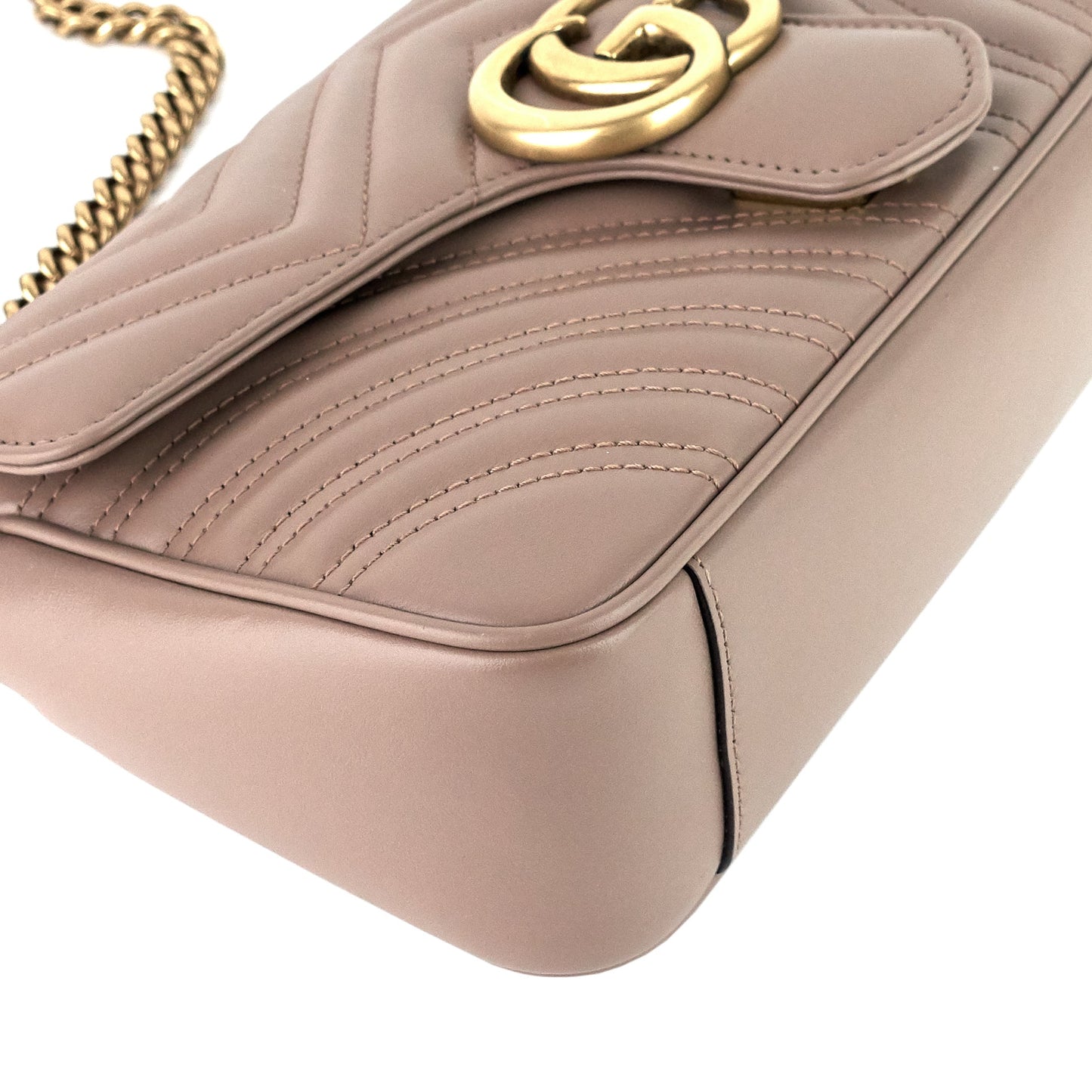 Gucci GG Marmont Small Leather Flap Bag