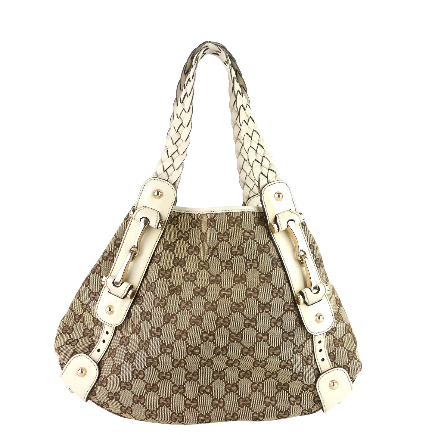 Gucci Pelham Monogram Canvas Hobo Bag