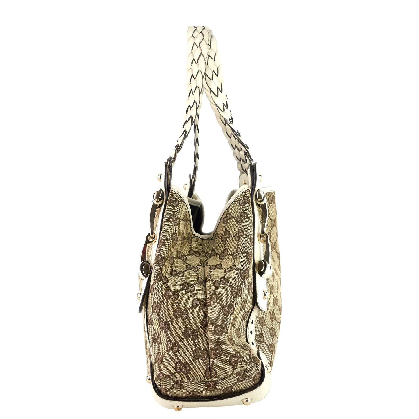 Gucci Pelham Monogram Canvas Hobo Bag