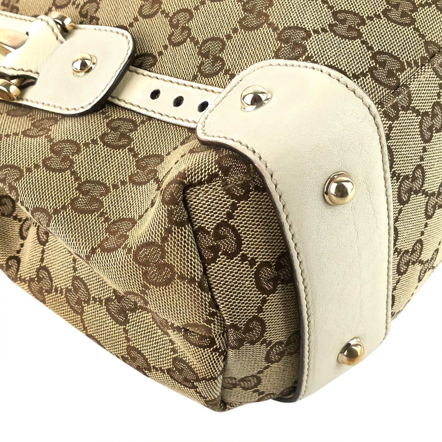 Gucci Pelham Monogram Canvas Hobo Bag