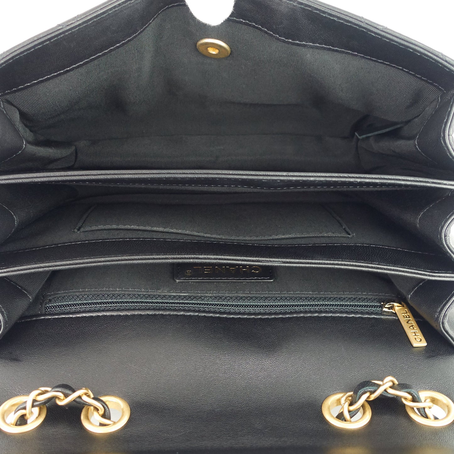 Chanel Coco Vintage Quilted Lambskin Leather Flap Bag