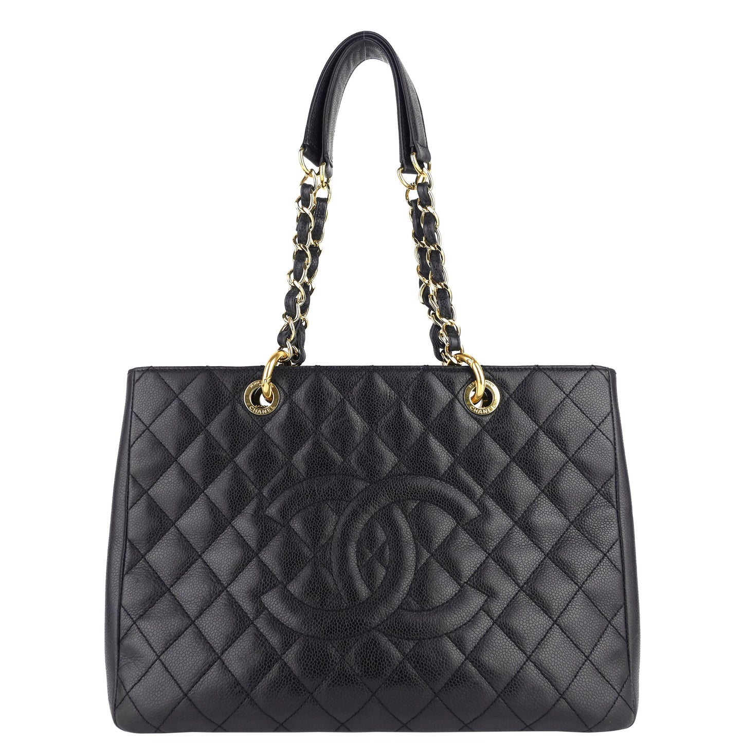 Chanel Grand Shopping Tote GST Caviar Leather Bag