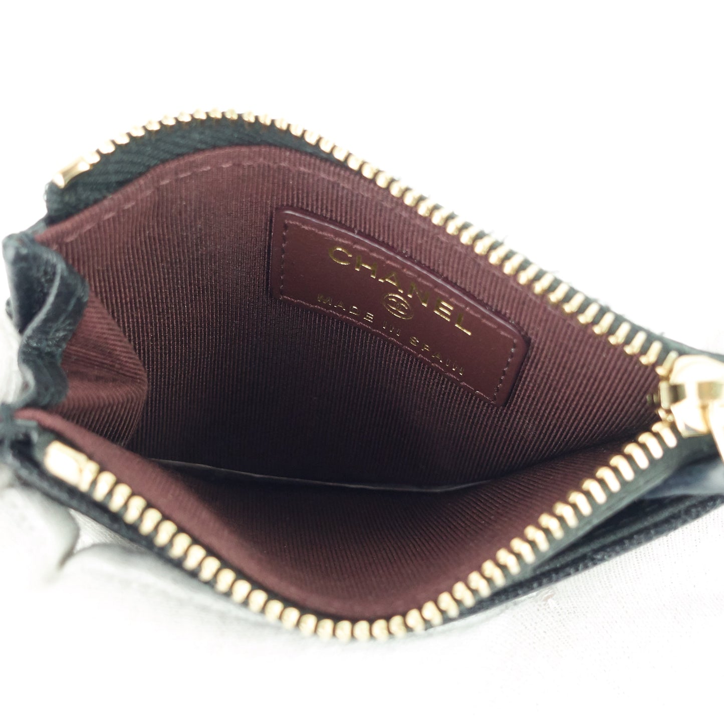 Chanel Classic Zip Caviar Leather Cardholder