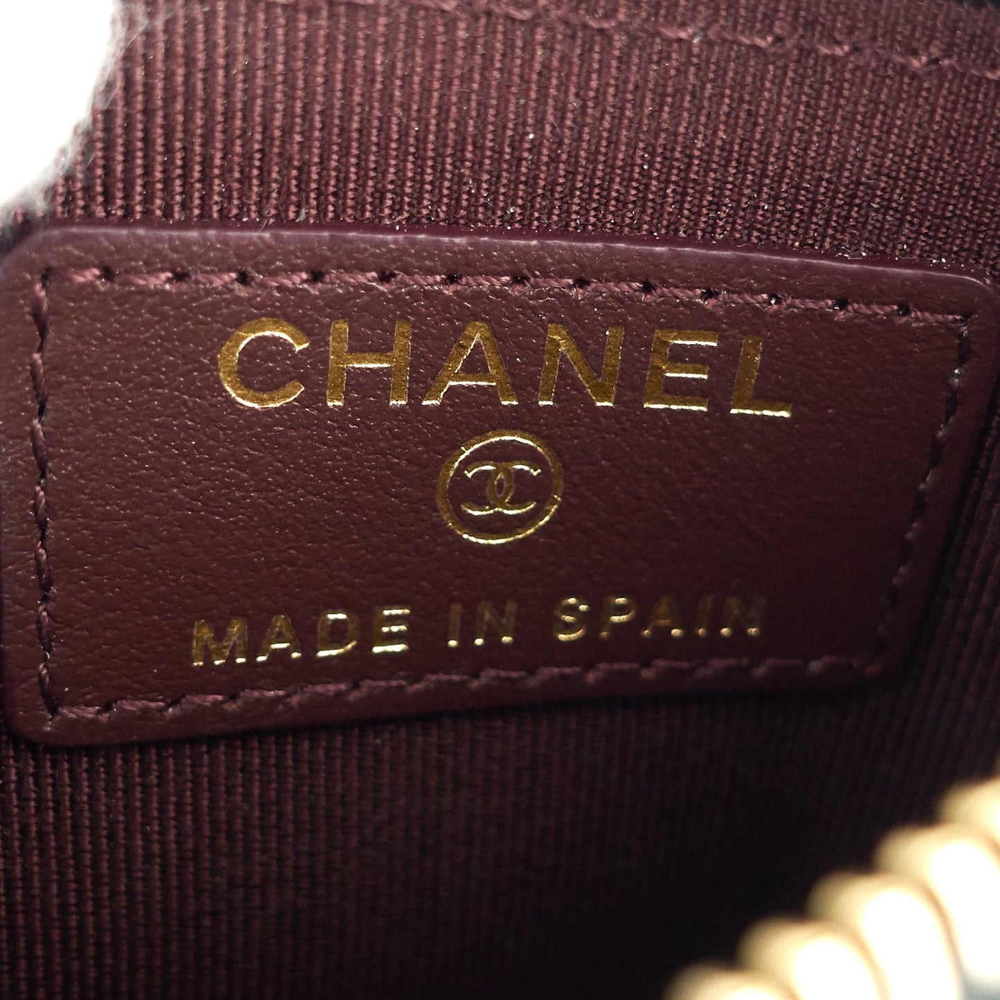 Chanel Classic Zip Caviar Leather Cardholder