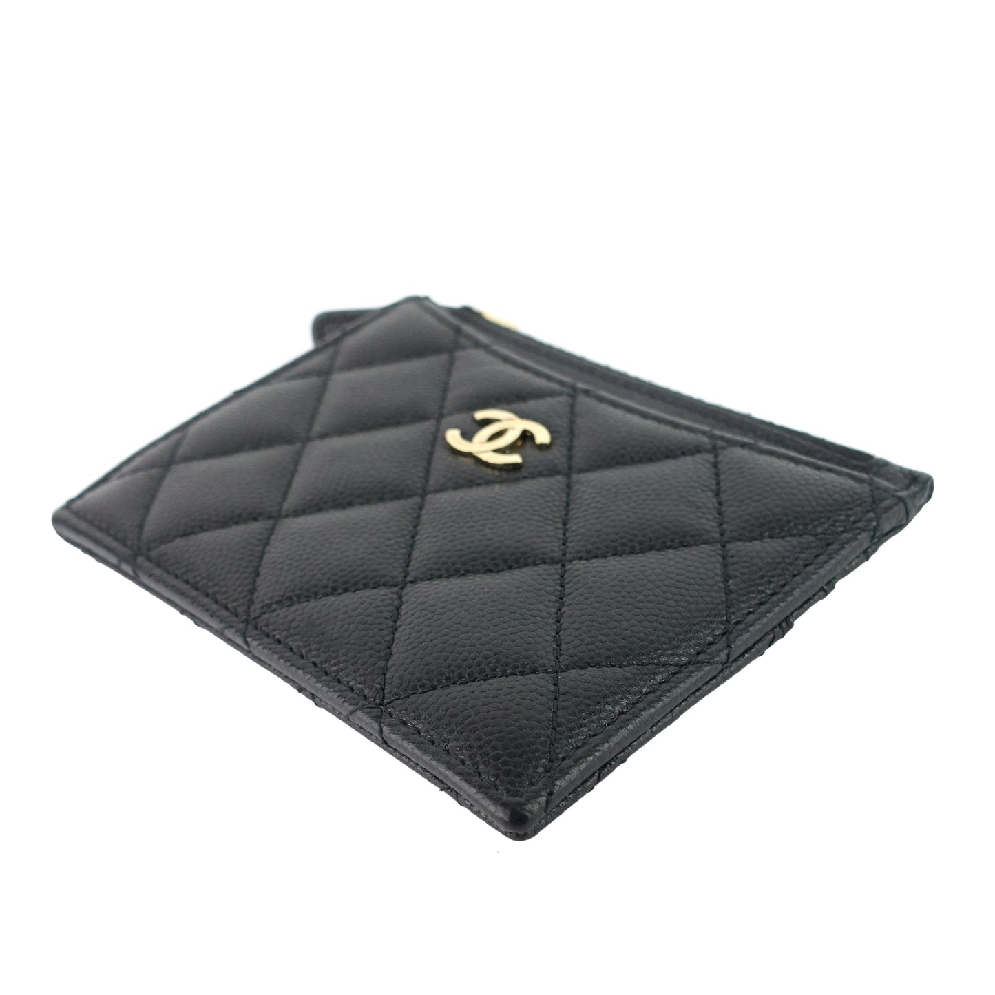 Chanel Classic Zip Caviar Leather Cardholder