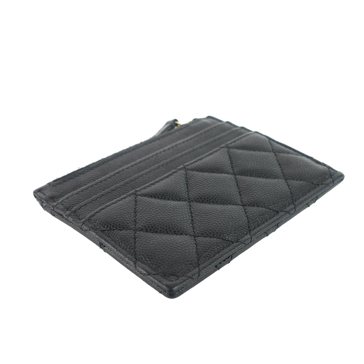Chanel Classic Zip Caviar Leather Cardholder