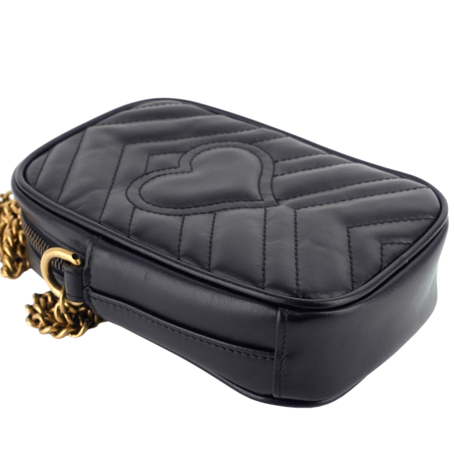 Gucci Marmont Vertical Wallet on Chain Phone Pouch
