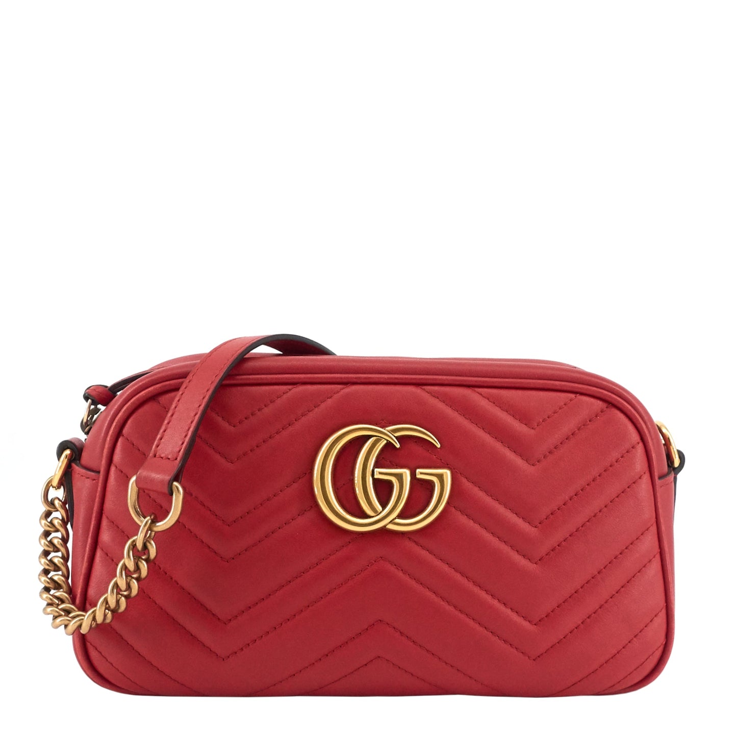Gucci GG Marmont Small Matelass� Calfskin Shoulder Bag