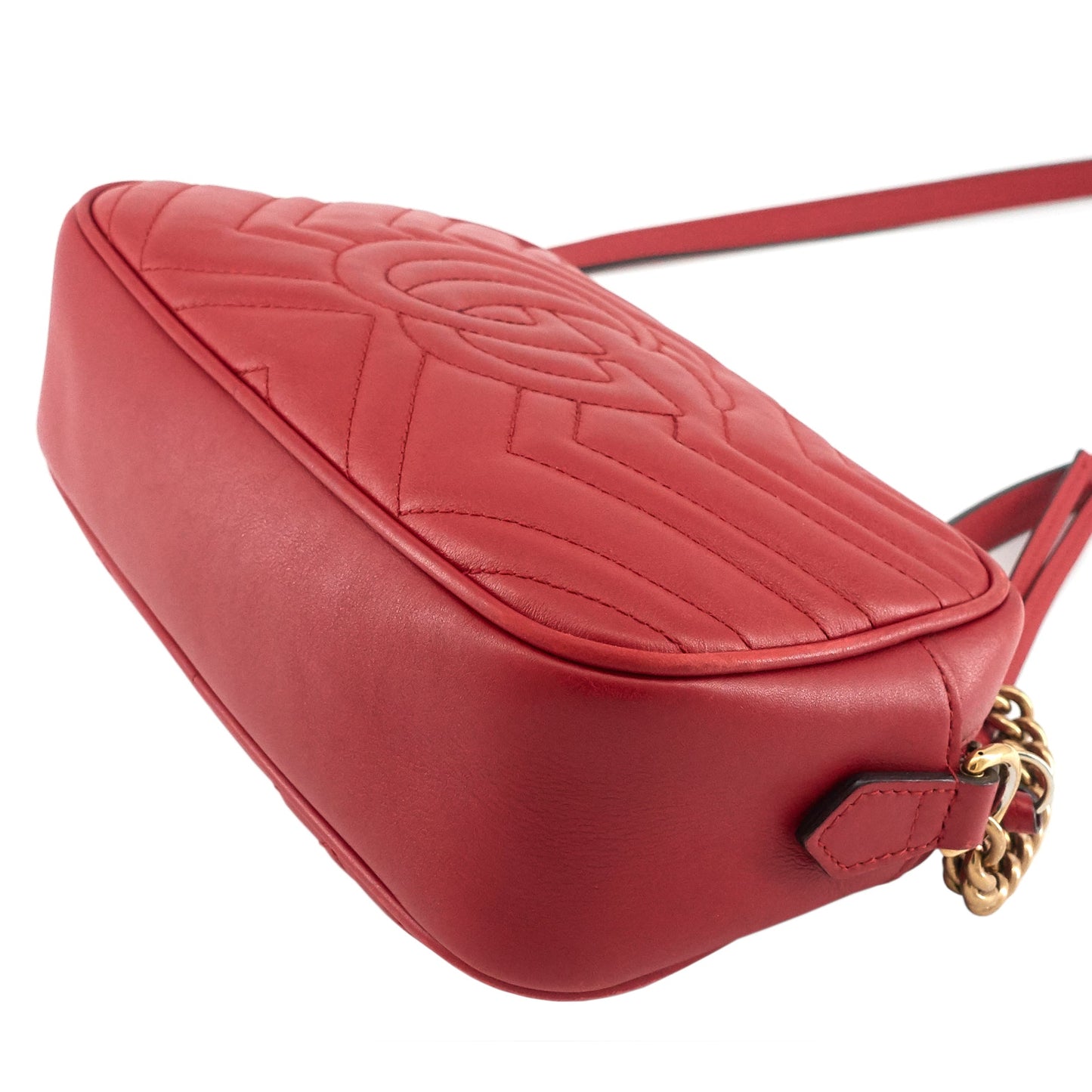 Gucci GG Marmont Small Matelass� Calfskin Shoulder Bag
