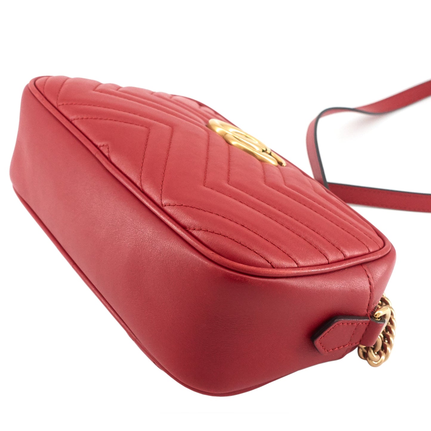 Gucci GG Marmont Small Matelass� Calfskin Shoulder Bag