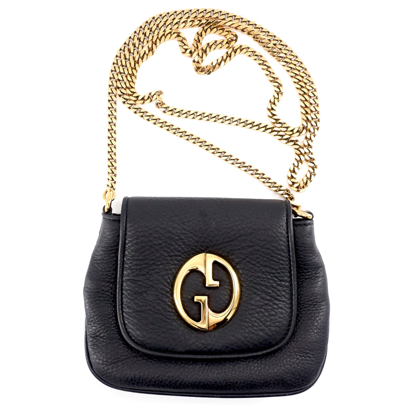 Gucci 1973 Chain Small Leather Bag
